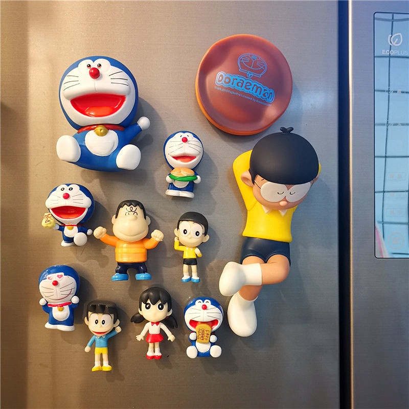Nam Châm Hít Tủ Lạnh Hình Doraemon 3D Dễ Thương