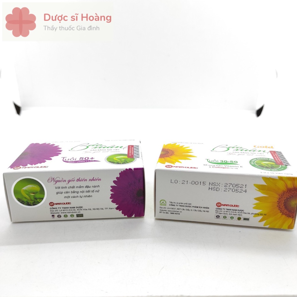 Bảo Xuân Gold & Bảo Xuân Tím - Cân Bằng Điều Hòa Nội Tiết Tố Nữ Cải Thiện Sức Khỏe Sắc Đẹp