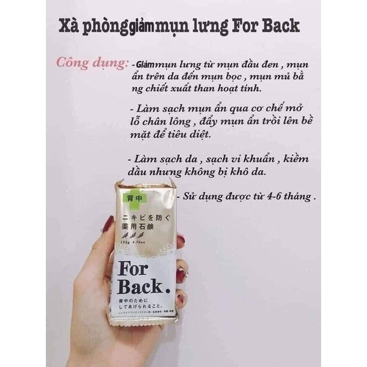 Xà phòng mụn lưng Pelican For Back Medicated Soap (135g)