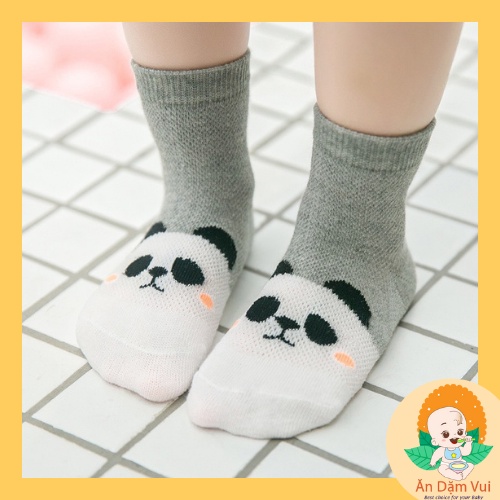 Set 5 tất lưới điều hòa co giãn giữ ấm cho trẻ em từ sơ sinh, vớ cho bé trai bé gái SAMI KIDS