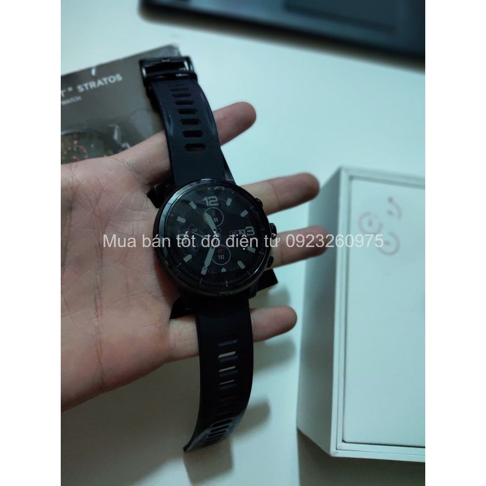 Thu mua bán đồng hồ thông minh cũ, Smartwatch cũ Xiaomi stratos 2 còn đẹp kiểu dáng thể thao