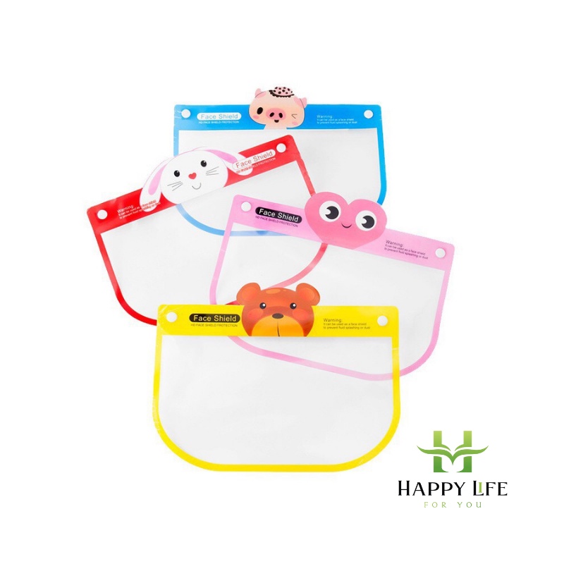 Kính chắn giọt bắn, kính chống bụi, tấm chắn chống dịch Face Shield cao cấp - Happy Life 4U