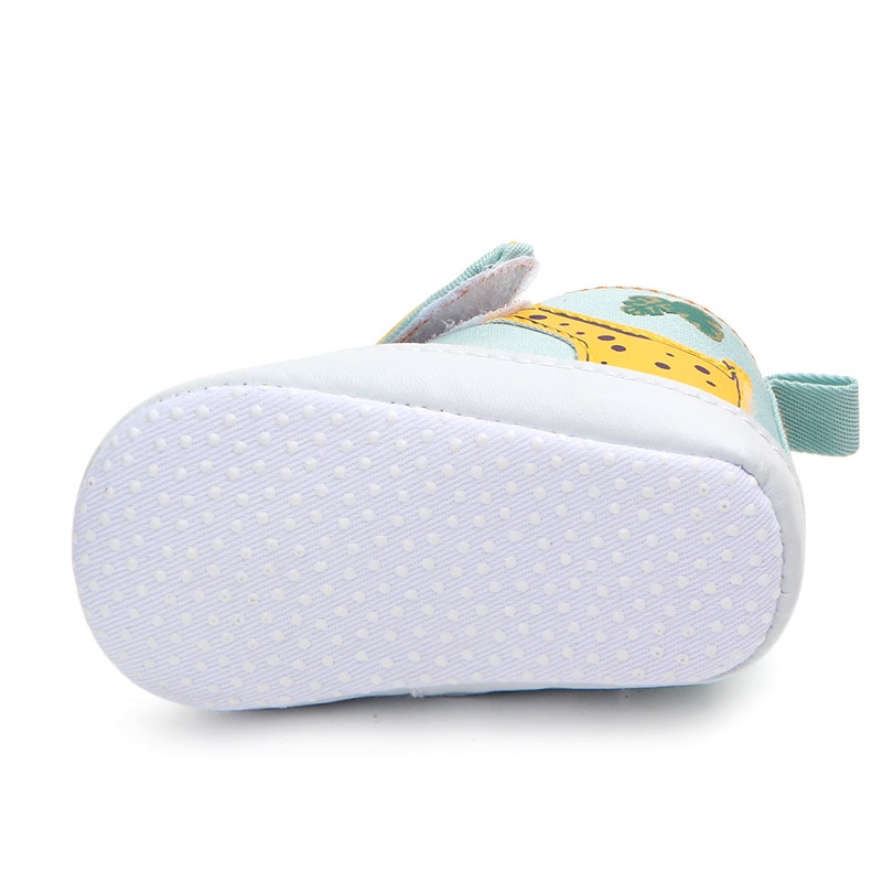 Giày Vải Cotton Đế Mềm Chống Trượt Dễ Thương Cho Bé Tập Đi