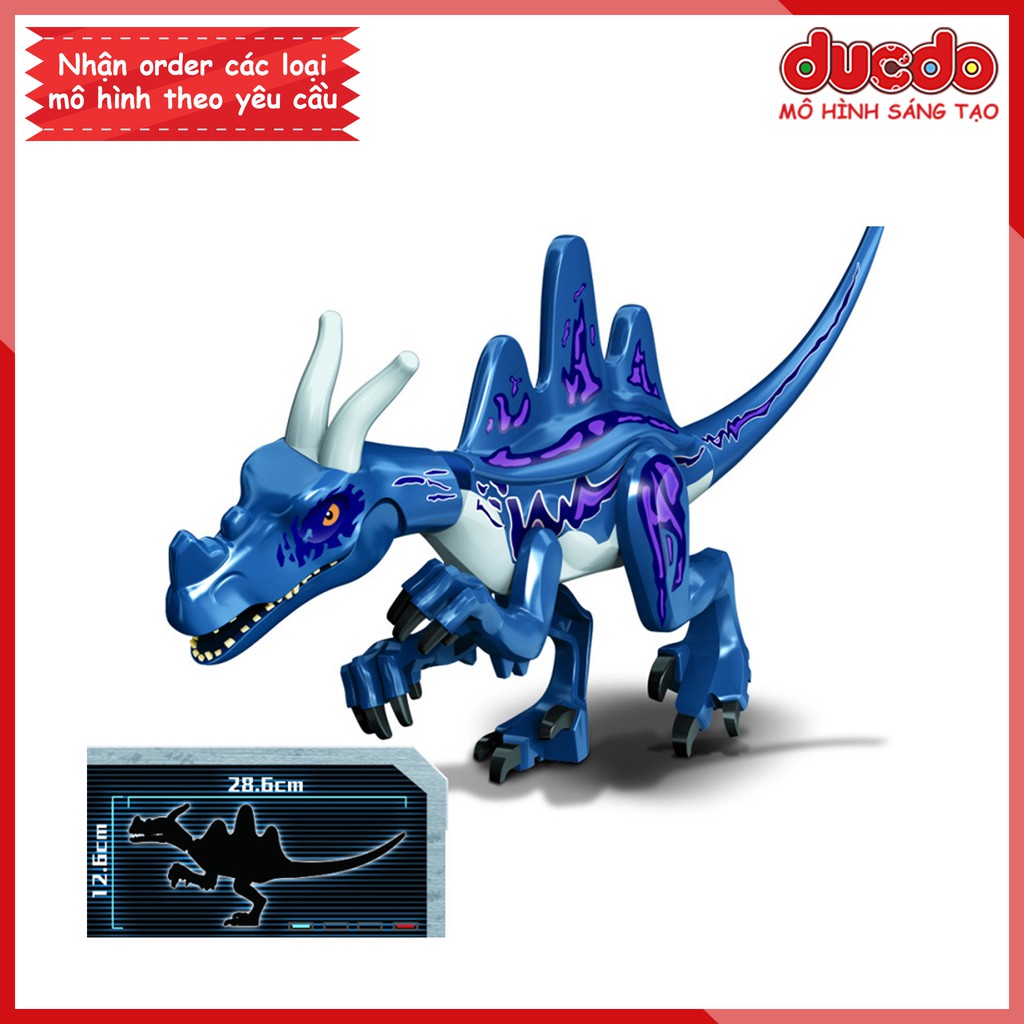 Siêu khủng long lai rồng trong Jurassic World - Đồ chơi Lắp ghép Minifigues Mini Mô hình