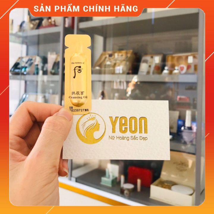 (Xã Kho) Gói dầu tẩy trang whoo Cleansing oil | BigBuy360 - bigbuy360.vn