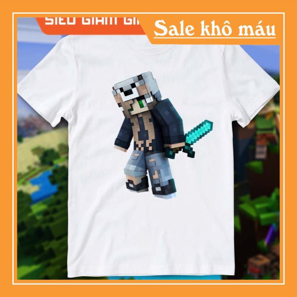 ÁO MINECRAFT- 🔥Siêu Rẻ🔥 Áo Thun Minecraft - MC 0296
