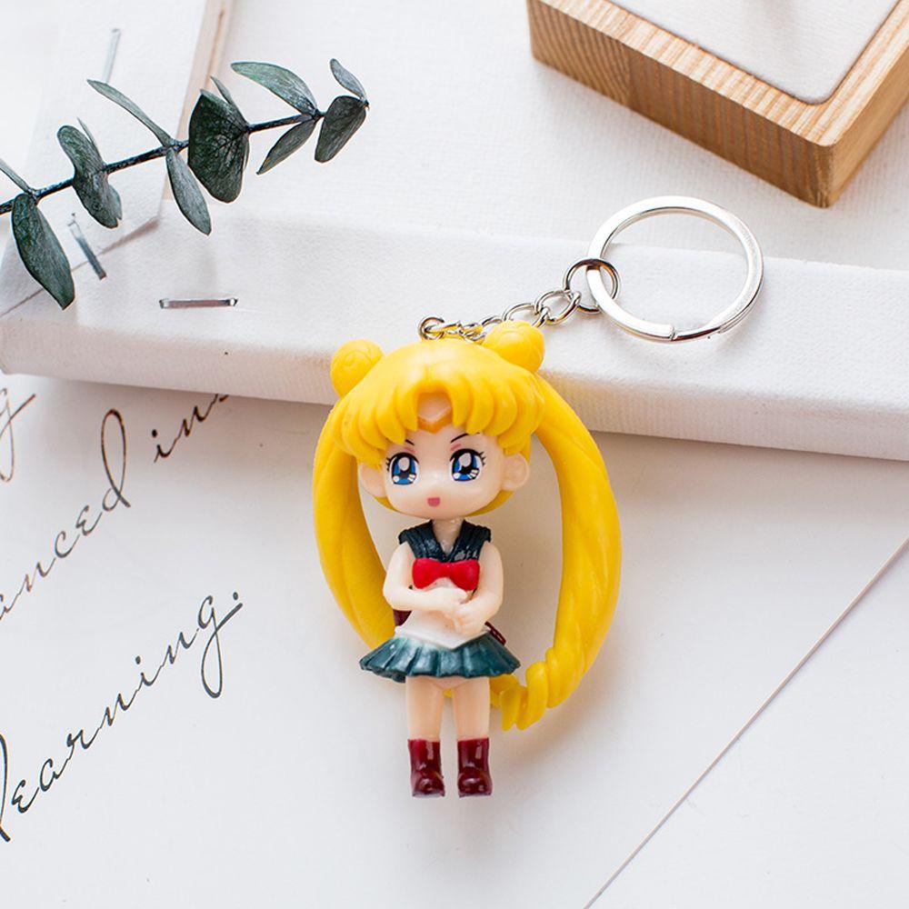 DARNELL Sailor Moon Móc Khóa Hình Thủy Thủ Mặt Trăng Xinh Xắn