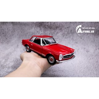 MÔ HÌNH XE MERCEDES-BENZ 230SL 1963 RED 1:24 WELLY 6649