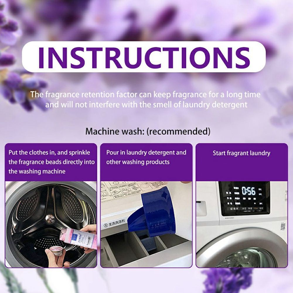 [Hàng mới về] Hạt thơm giặt quần áo khử mùi hương thơm tự nhiên lâu trôi 110g