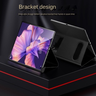 Ốp điện thoại da gập nam châm chống sốc dành cho huawei mate xs2