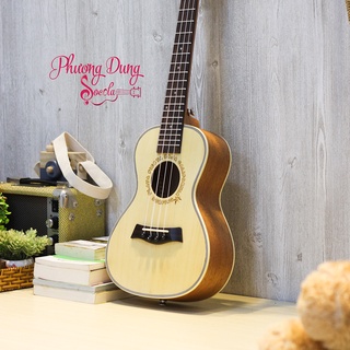 Đàn Ukulele Gỗ Thông chính hãng BWS size Concert