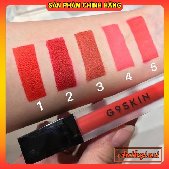 Son kem lì cực lâu trôi G9Skin First Lip Matte G9 Skin 01-08 6g | BigBuy360 - bigbuy360.vn