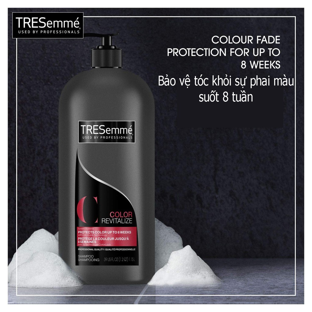 Dầu gội, xả TRESemme 1,15 lít giữ màu tóc nhuộm (Mỹ)