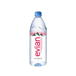 Nước khoáng Evian chai nhựa 1 lít