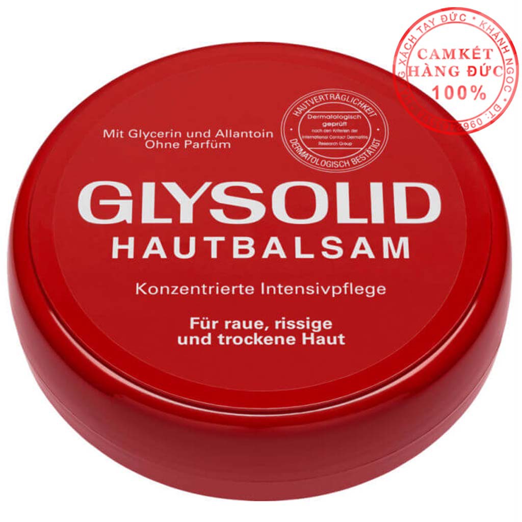 Kem dưỡng Glysolid Hautbalsam làm giảm da nứt nẻ và khô - Hàng Đức