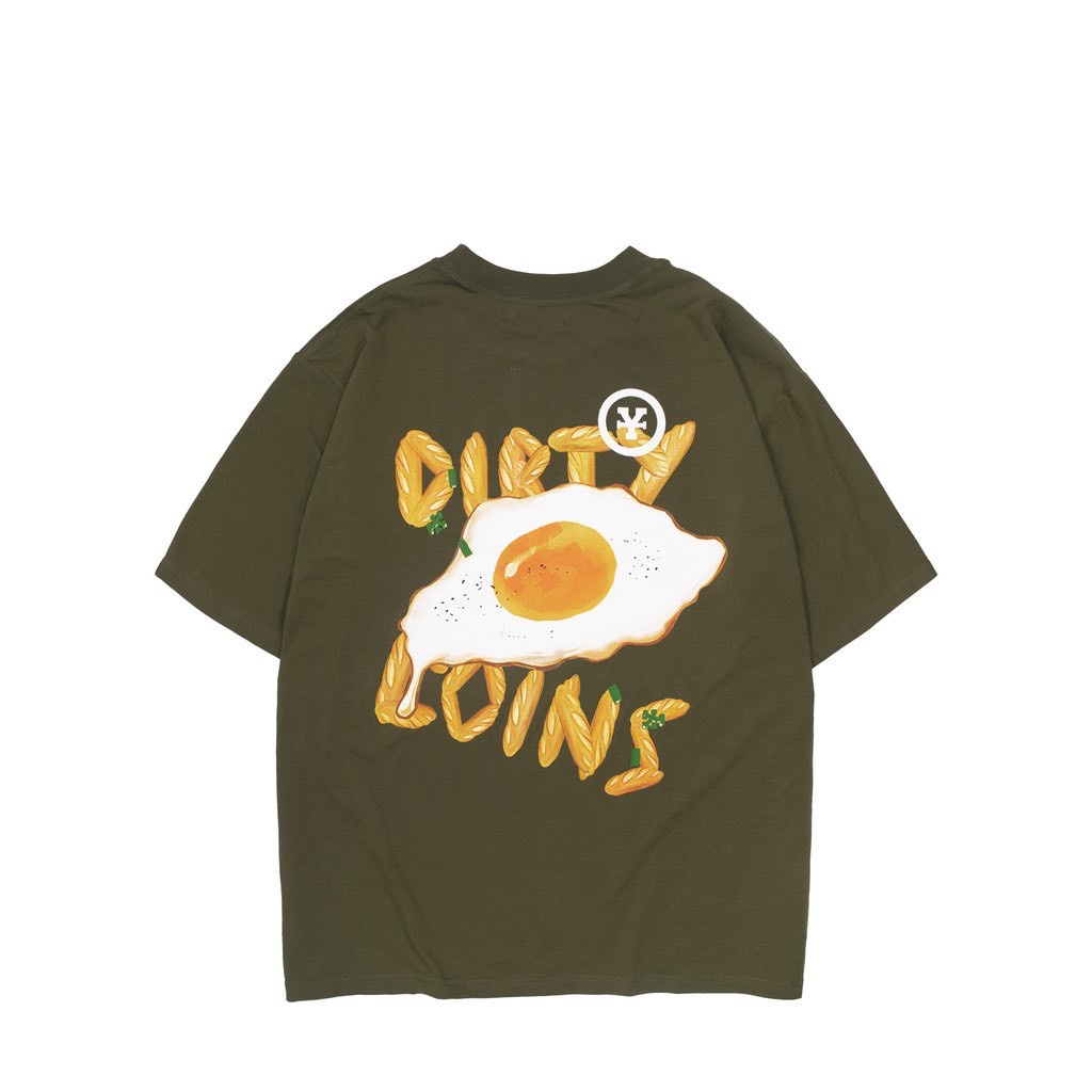 Áo DIRTY COINS OOP LA , thun local brand dirtycoins trứng chiên op la , phông dirty coins tay lỡ full tag SATO SHOP