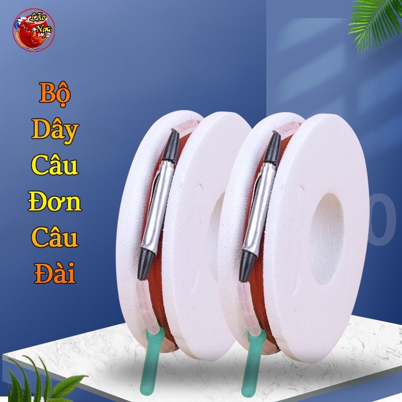 Dây trục câu đài buộc sẵn đầy đủ các kích thước, cước câu (trục trắng)