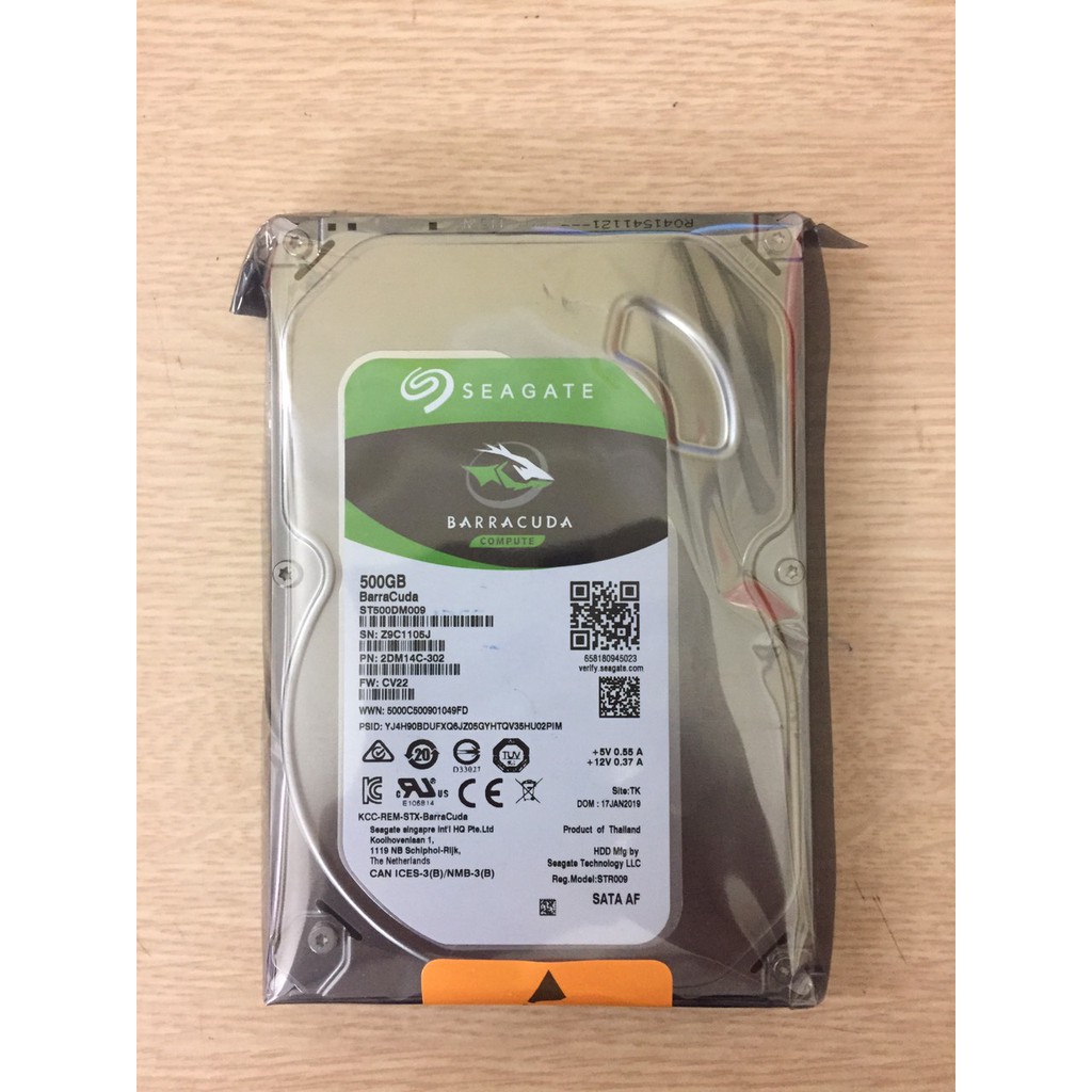 HDD Seagate Barracuda 500 GB 7200rpm Sata 3 ,16MB Cache (Hàng xịn 100 % Bảo hành 24 tháng ) | BigBuy360 - bigbuy360.vn