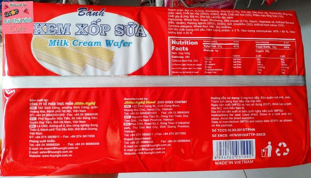 Bánh xốp Kexo nhân kem sữa 345g