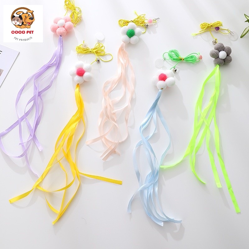 Đồ Chơi Chuột Nhồi Bông Treo Dây Co Giãn Gắn Cửa Cho Chó Mèo Thú Cưng