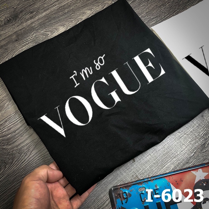 Áo Thun Basic In Chữ Vougee - HÌNH THẬT TRẢI SÀN