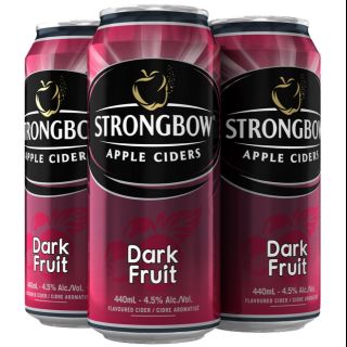 [TK MỚI GIẢM 25K NHẬP GTNOV183684] Thùng Strongbow lon vị dâu đen Dark Fruit