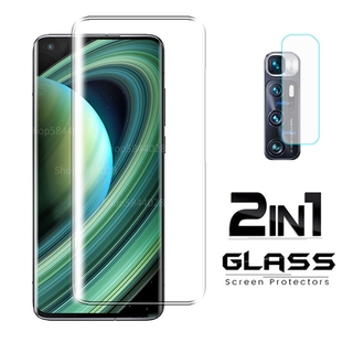 Kính Cường Lực 2 Trong 1 Bảo Vệ Màn Hình Cho Xiaomi Mi 10 / Iomi Note 10 Lite / Mi 10 Pro 5g