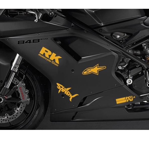Đề Can Phản Quang Cá Tính Độc Đáo Dán Trang Trí Xe Mô Tô YAMAHA