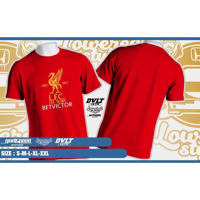 Áo Thun In Logo Liverpool Fc Thời Trang 2017