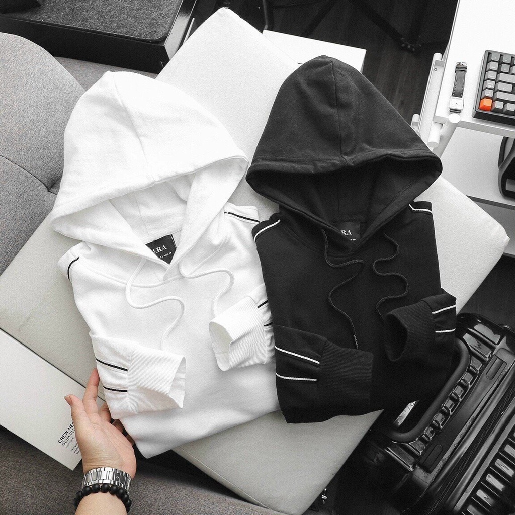 Áo nỉ đôi nam - nữ có mũ, Áo hoodie unisex thu đông - chất nỉ bông dày dặn - PANDO AH070