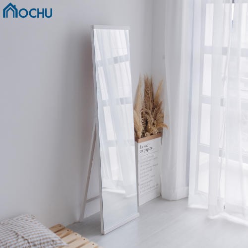 Gương Đứng Soi Toàn Thân Tràn Viền Khung Gỗ OCHU - A MIRROR - White