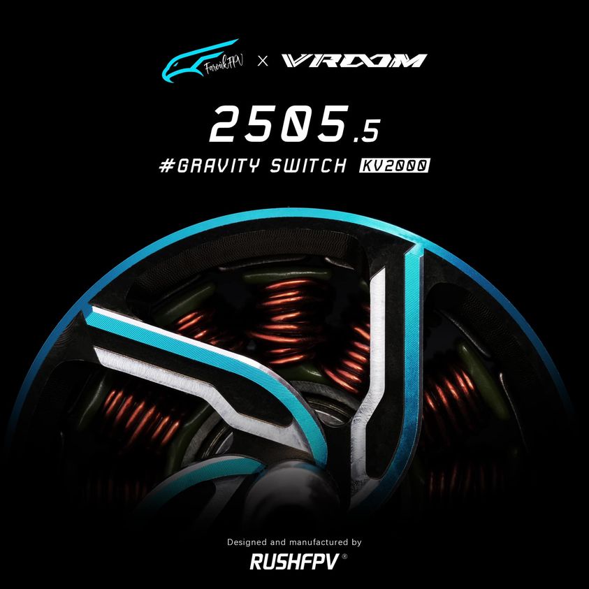 Motor 2505.5 2000KV RushFPV VROOM 6S