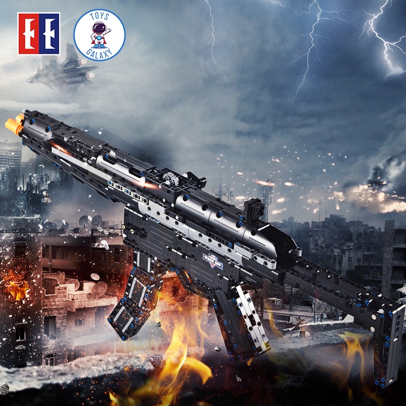 Đồ Chơi Lắp Ráp Kiểu LEGO PUBG Mô Hình MP5 Free Fire Lửa Chùa CoD CSGO C81006