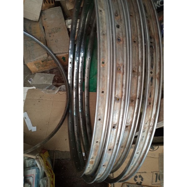 vành inox xe đạp nhật 660 26*13/8 zin 1 cái