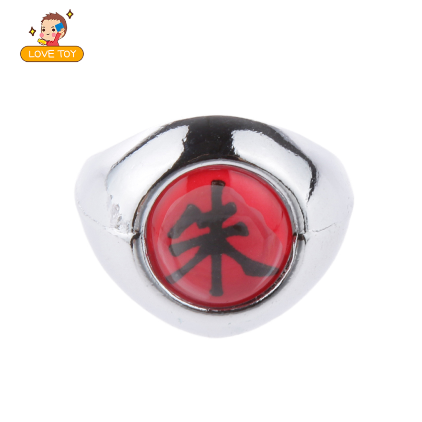 [whgirl]Anime Naruto Shippuden Alloy Akatsuki Member Uchiha Itachi Cosplay Zhu Ring