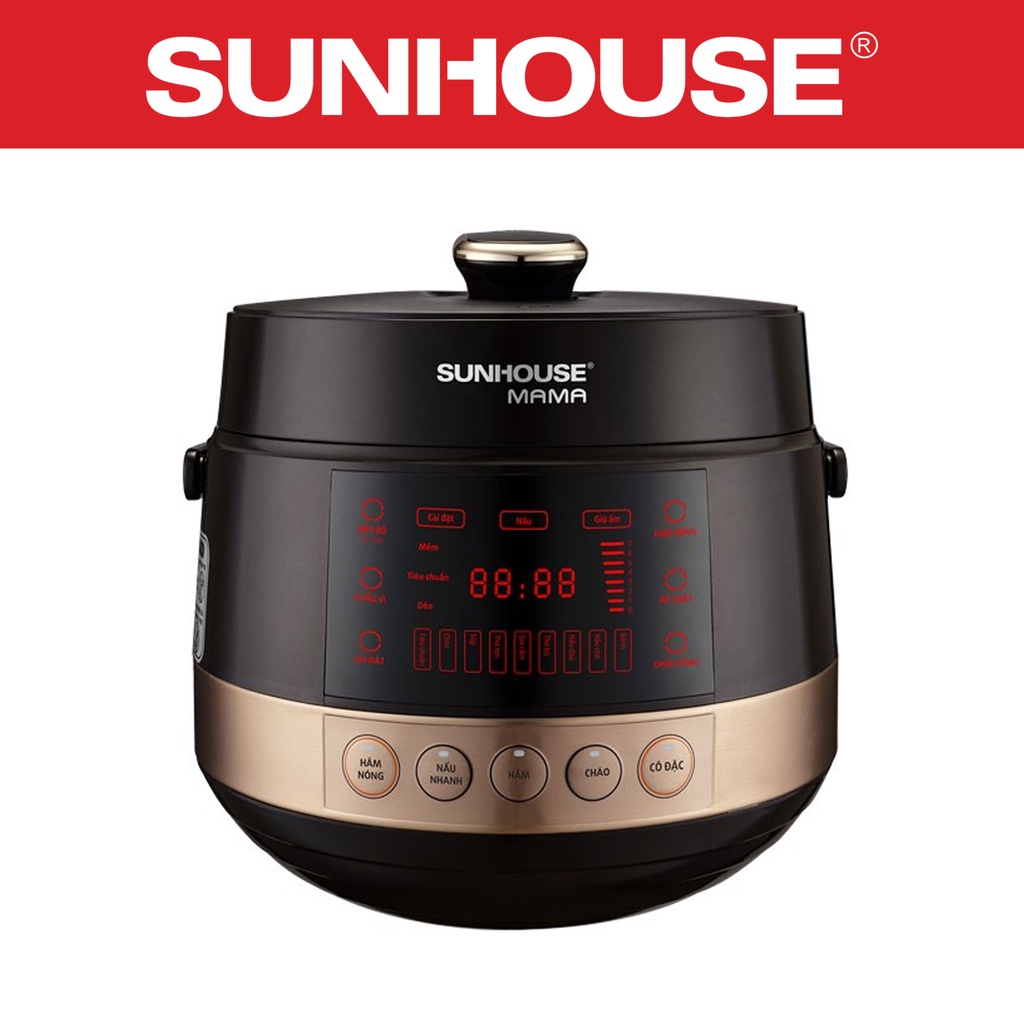 Nồi áp suất điện tử đa năng 5L SUNHOUSE MAMA SHD1585B