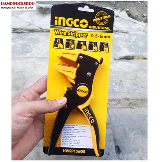 6mm Kìm tuốt dây điện mỏ quạ INGCO HWSP15608