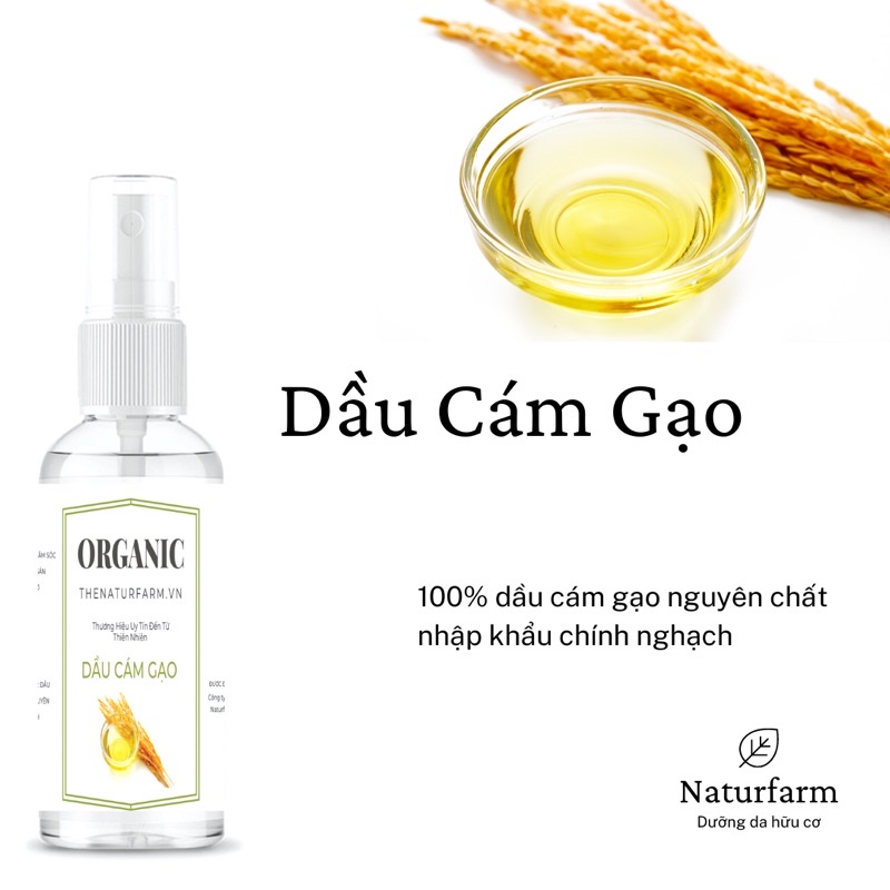 Dầu cám gạo nguyên chất hữu cơ 100ML | WebRaoVat - webraovat.net.vn