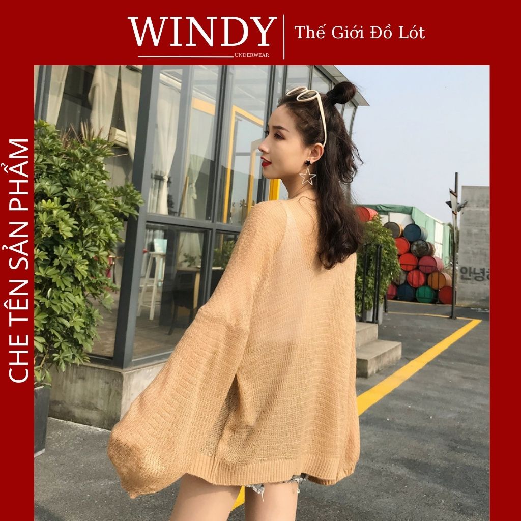 Áo Khoác Cadigan Len Mỏng Đi Biển, Đà Lạt WINDY SECRET