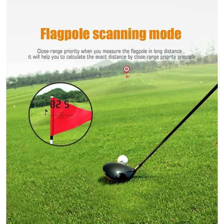 Thiết kế 2023 – Máy laser Đo Khoảng Cách - hiệu chỉnh góc chuyên dụng cho người chơi GOLF