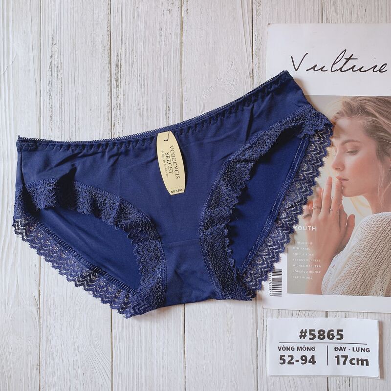 Quần lót nữ phối ren có lỗ thông hơi mặc mát lạnh | BigBuy360 - bigbuy360.vn