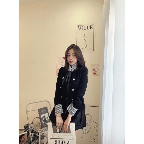 Áo phối tay ren tiểu thư - Follow Me