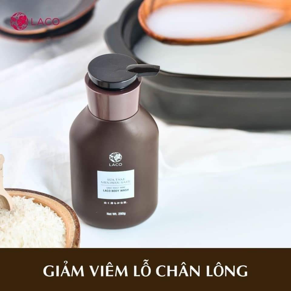 SỮA TẮM TRẮNG DA SAKE _ DA TRẮNG ĐẸP MỊN MÀNG_HẾT MỤN LƯNG_ CHÍNH HÃNG LACO | BigBuy360 - bigbuy360.vn