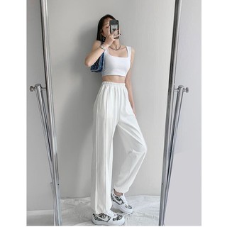 Áo 2 dây bản to croptop cổ vuông/ Áo croptop 2 dây dáng ngắn trơn basic
