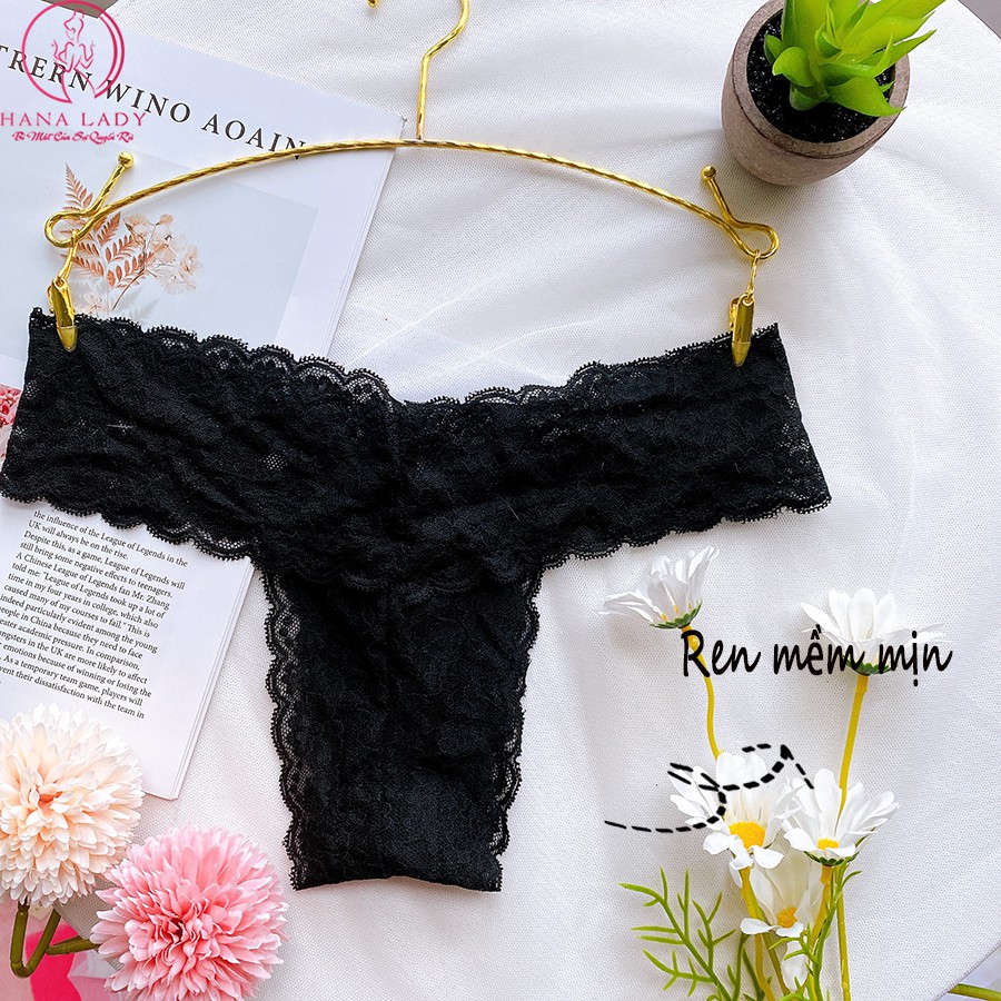 Quần lọt khe sexy, quần chip ren nữ chữ T quyến rũ gợi cảm siêu mềm mại LK076 | BigBuy360 - bigbuy360.vn