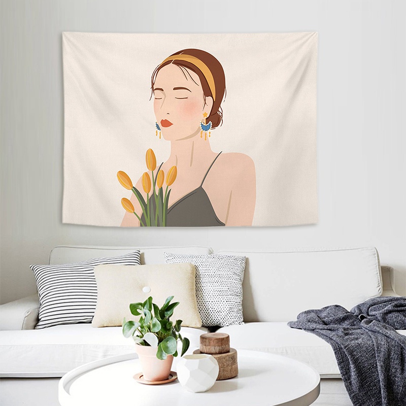 Thảm Treo Tường Trang Trí 75*100CM