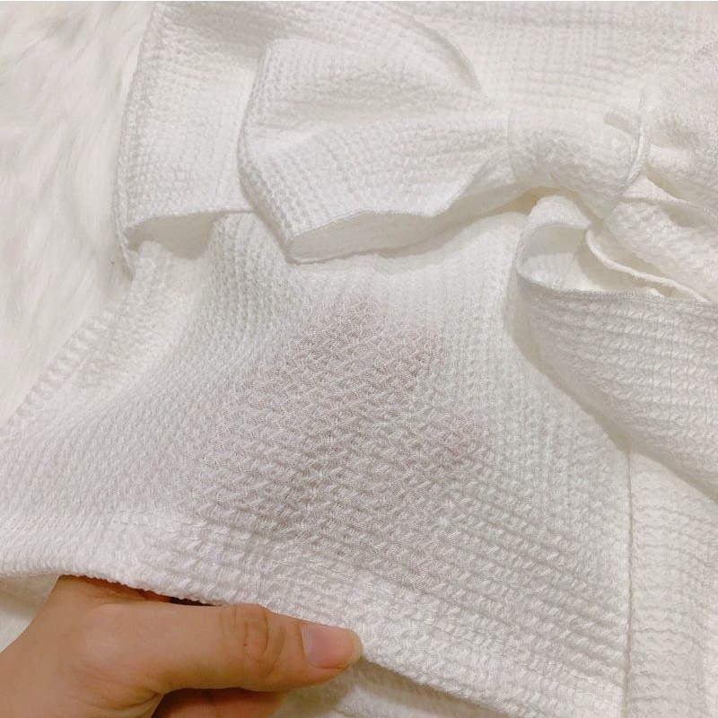 Áo 2 dây nơ chất vải xốp siêu xinh mẫu  siêu hot