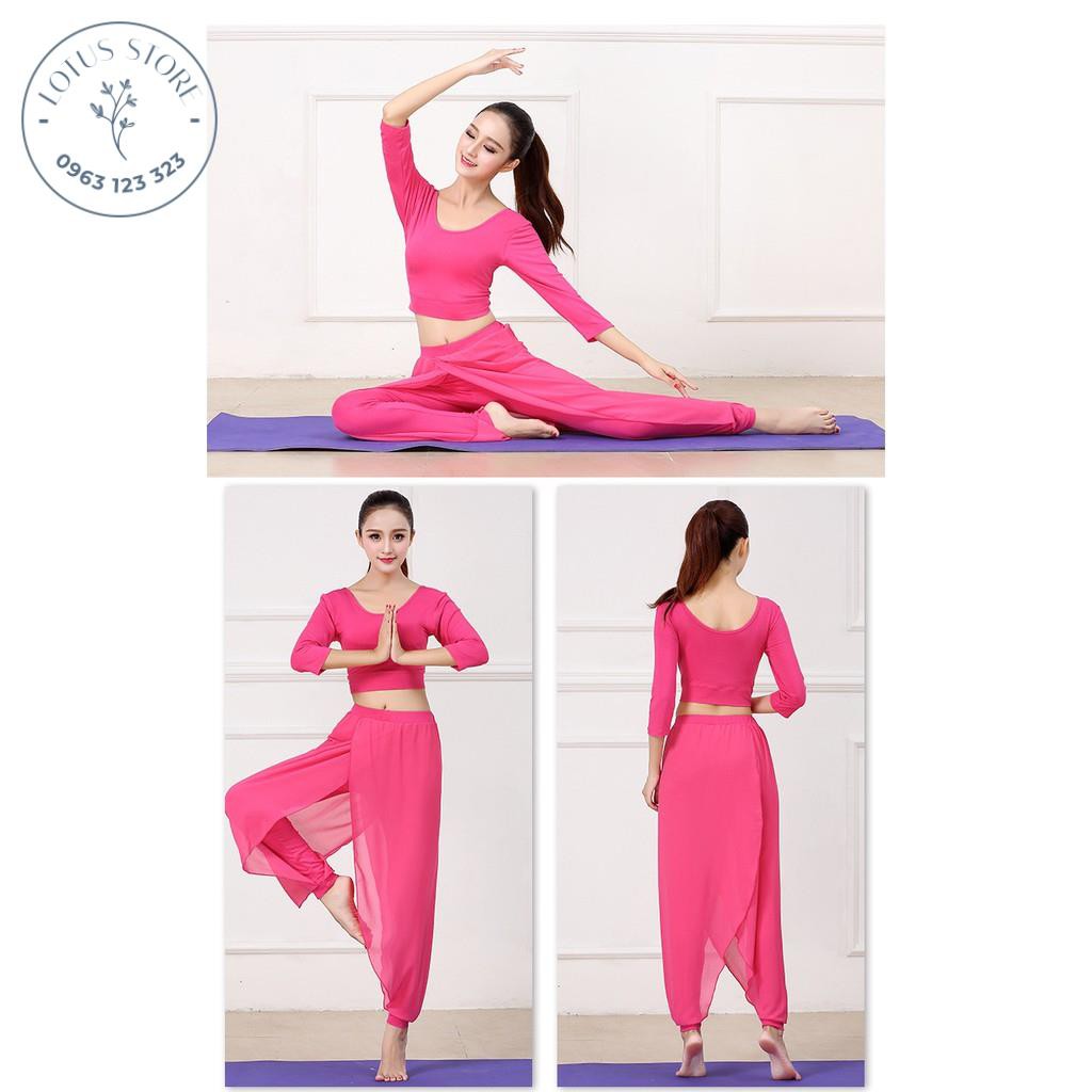 Bộ quần áo múa yoga nhảy tập thể dục hot nhất B03  - Lotus