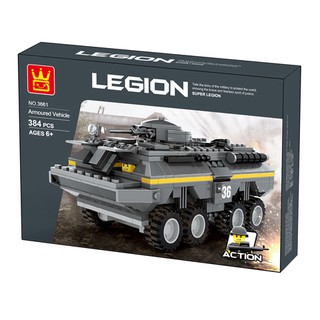 Lắp ráp Ghép Hình Xe Bọc Thép Quân sự  SP731