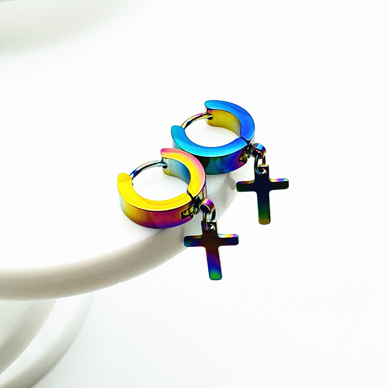 Bông Tai Hình Thánh Giá Thời Trang Cá Tính